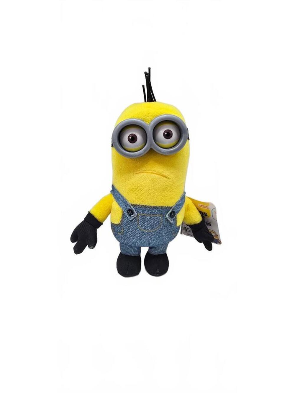 Minions Plush Toy with Denim Overalls and Goggles